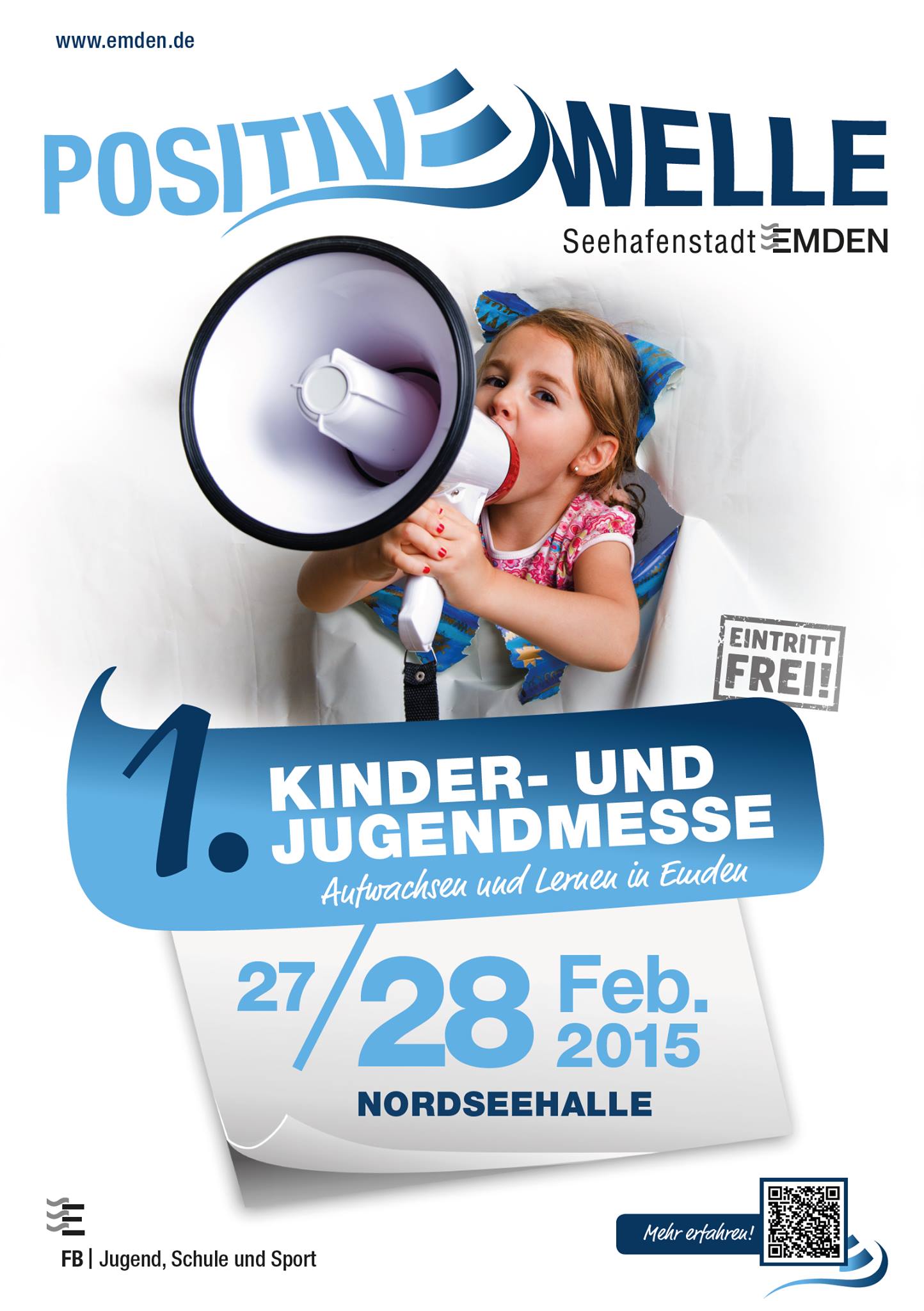 Flyer zur Messe "Positive Welle"
